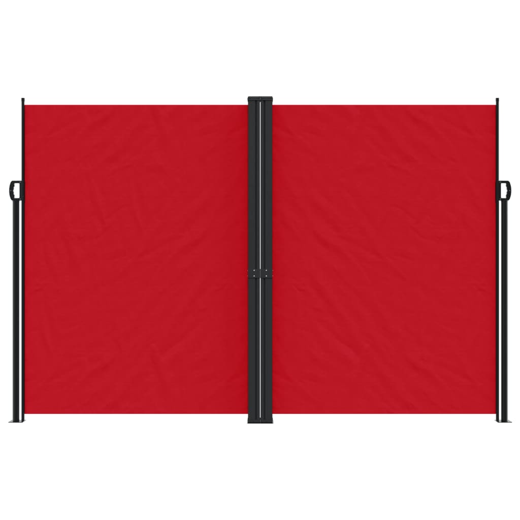 Windscherm Uittrekbaar 220X600 Cm Rood Groen