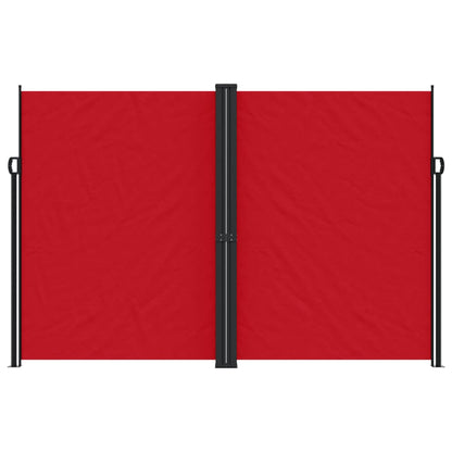 Windscherm Uittrekbaar 220X600 Cm Rood Groen
