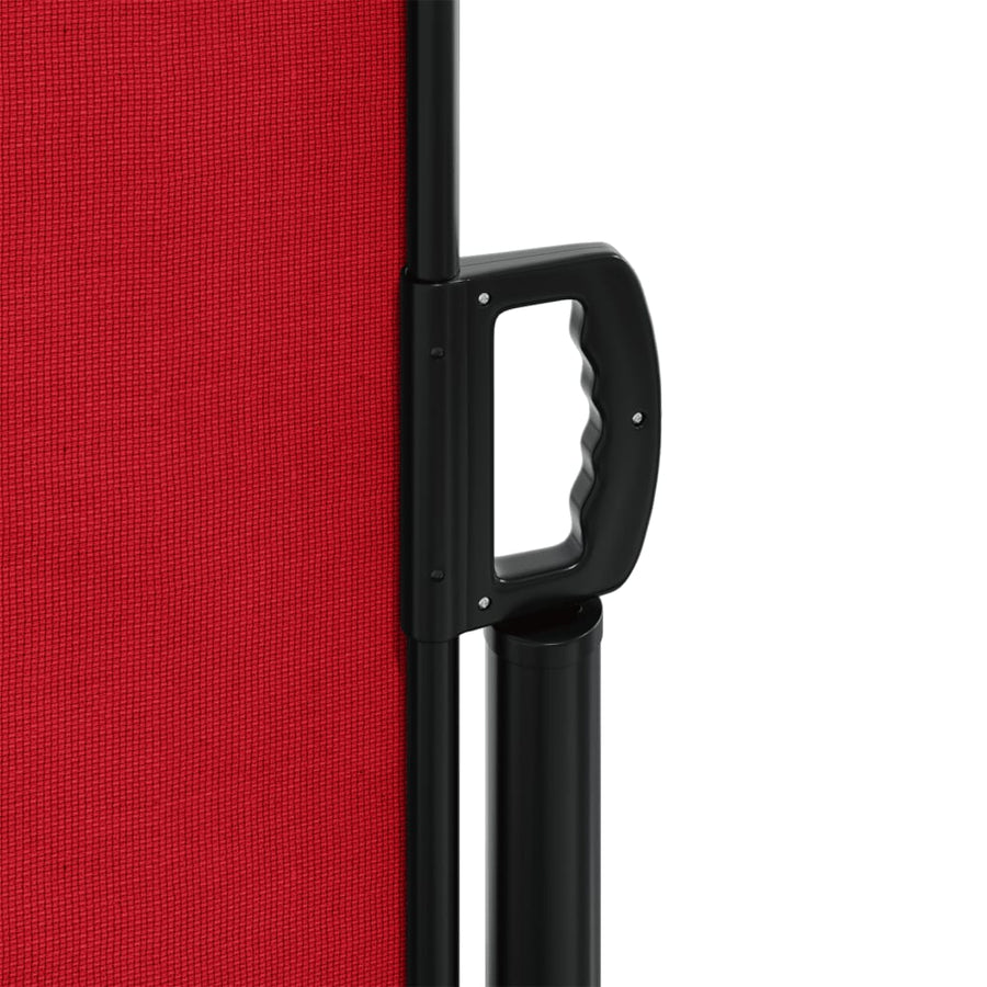 Windscherm Uittrekbaar 220X600 Cm Rood Groen