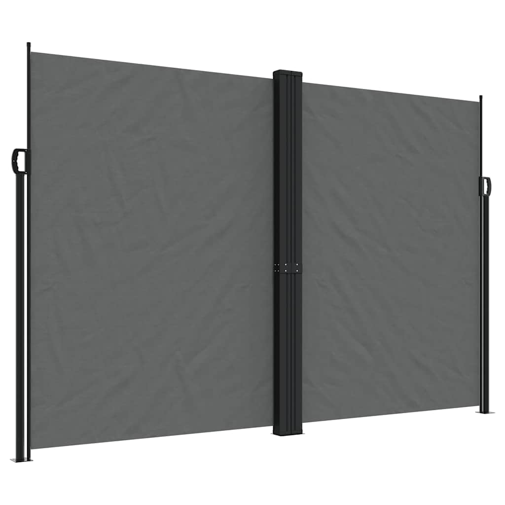 Windscherm Uittrekbaar Kleurig Antraciet 220 x 600 cm