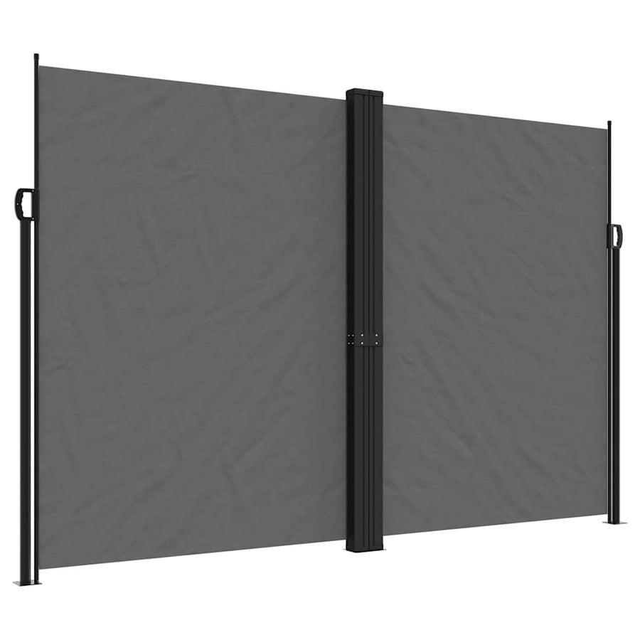 Windscherm Uittrekbaar Kleurig Antraciet 220 x 600 cm