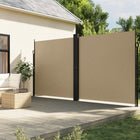 Windscherm uittrekbaar 220x600 cm beige