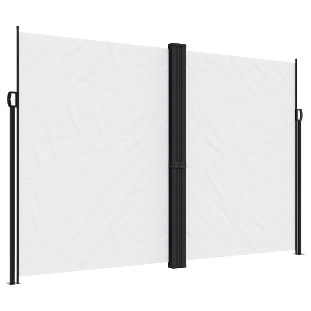 Windscherm uittrekbaar 220x600 cm wit