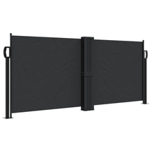 Windscherm Uittrekbaar 100X1000 Cm Zwart