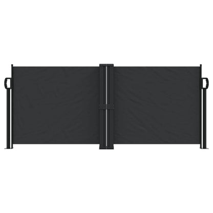 Windscherm Uittrekbaar 100X1000 Cm Zwart