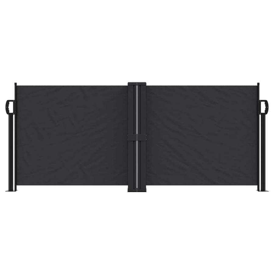 Windscherm Uittrekbaar 100X1000 Cm Zwart