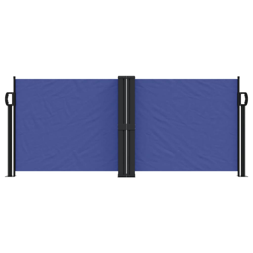 Windscherm Uittrekbaar 100X1000 Cm Blauw