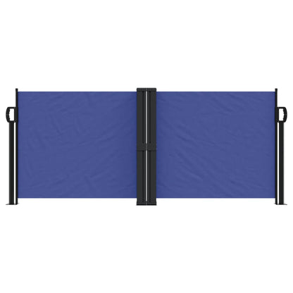 Windscherm Uittrekbaar 100X1000 Cm Blauw