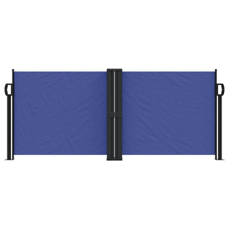 Windscherm Uittrekbaar 100X1000 Cm Blauw