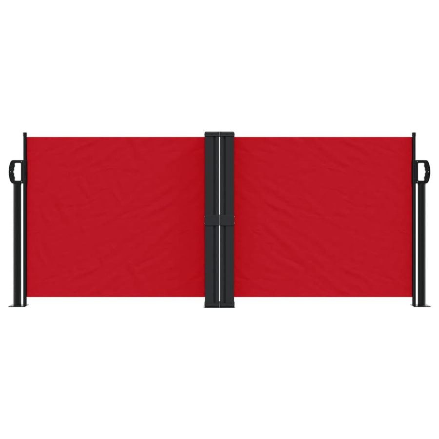 Windscherm Uittrekbaar 100X1000 Cm Rood