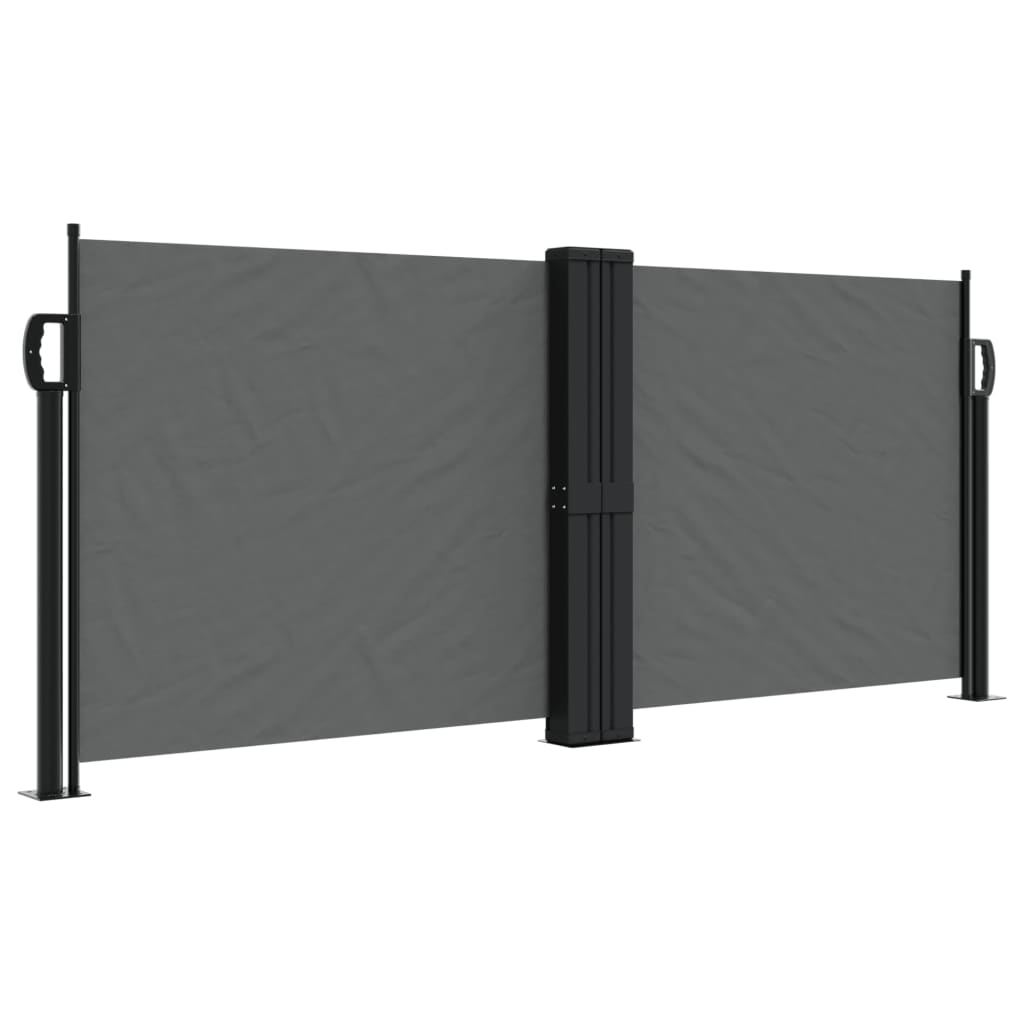 Windscherm Uittrekbaar 100X1000 Cm Antraciet