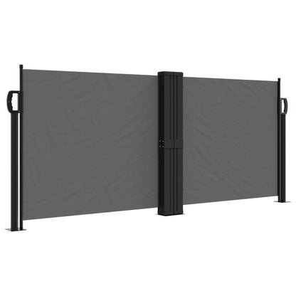 Windscherm Uittrekbaar 100X1000 Cm Antraciet