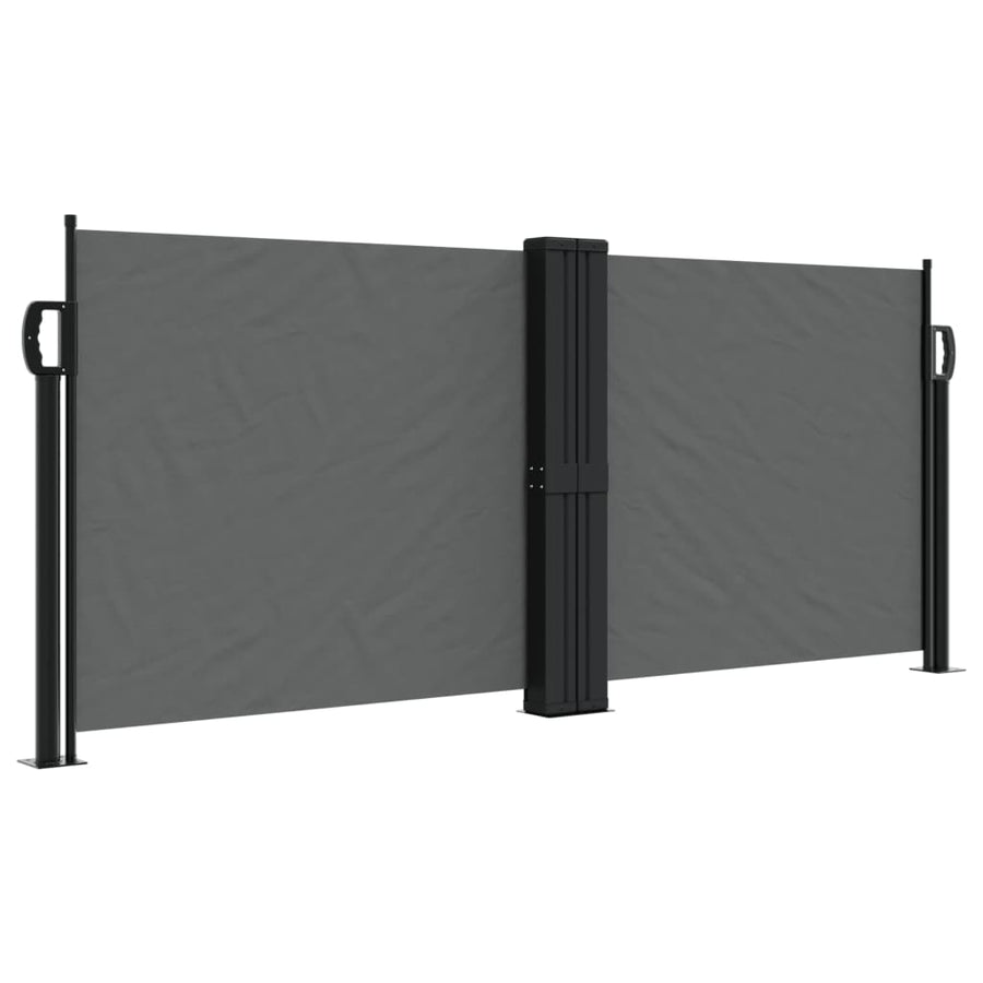 Windscherm Uittrekbaar 100X1000 Cm Antraciet