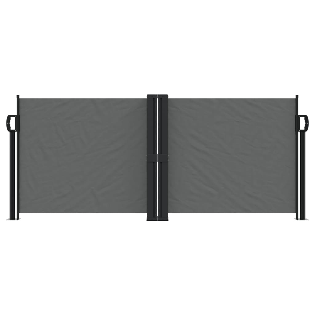 Windscherm Uittrekbaar 100X1000 Cm Antraciet