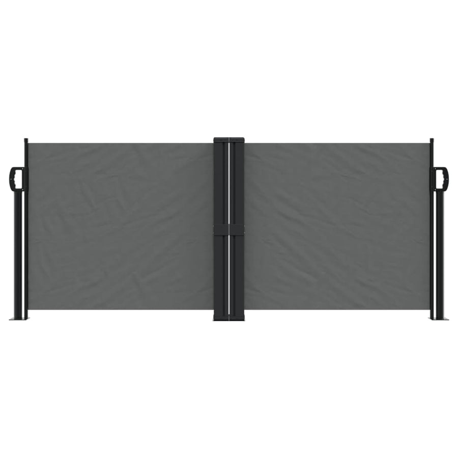 Windscherm Uittrekbaar 100X1000 Cm Antraciet