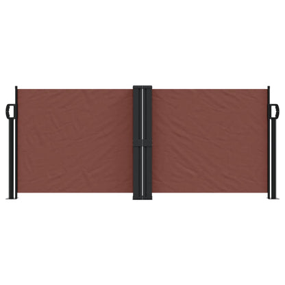 Windscherm Uittrekbaar 100X1000 Cm Bruin