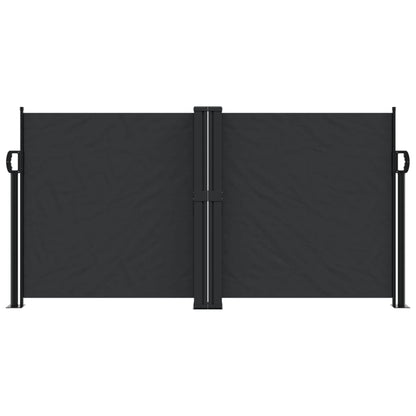 Windscherm Uittrekbaar 120X1000 Cm Zwart