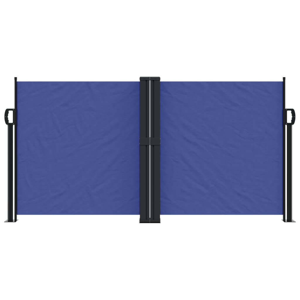 Windscherm Uittrekbaar 120X1000 Cm Blauw