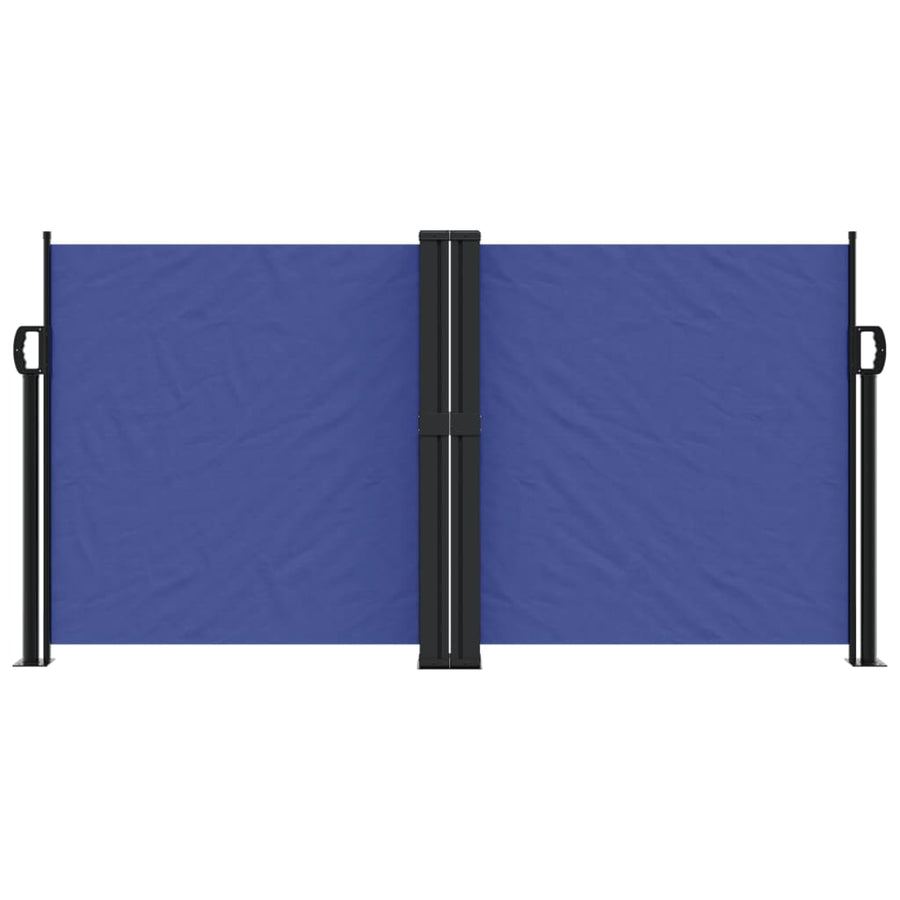 Windscherm Uittrekbaar 120X1000 Cm Blauw