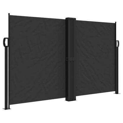 Windscherm Uittrekbaar 140X1000 Cm Zwart