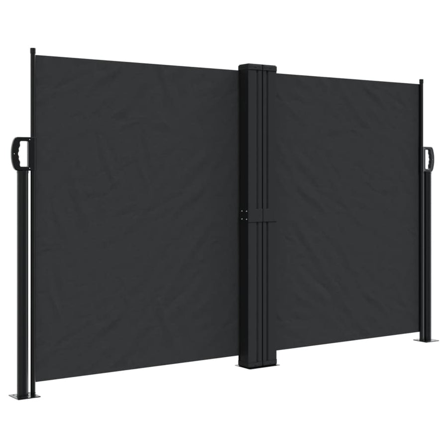 Windscherm Uittrekbaar 140X1000 Cm Zwart