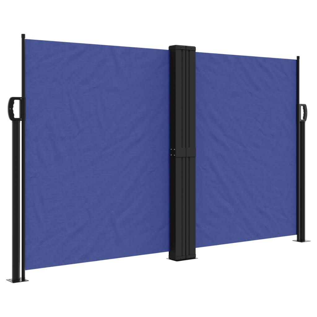Windscherm Uittrekbaar 140X1000 Cm Blauw