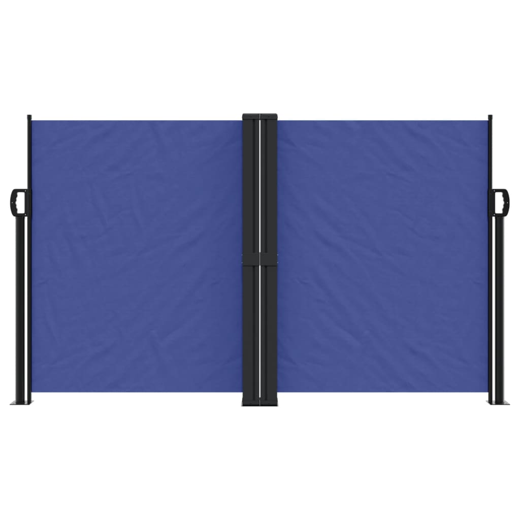Windscherm Uittrekbaar 140X1000 Cm Blauw