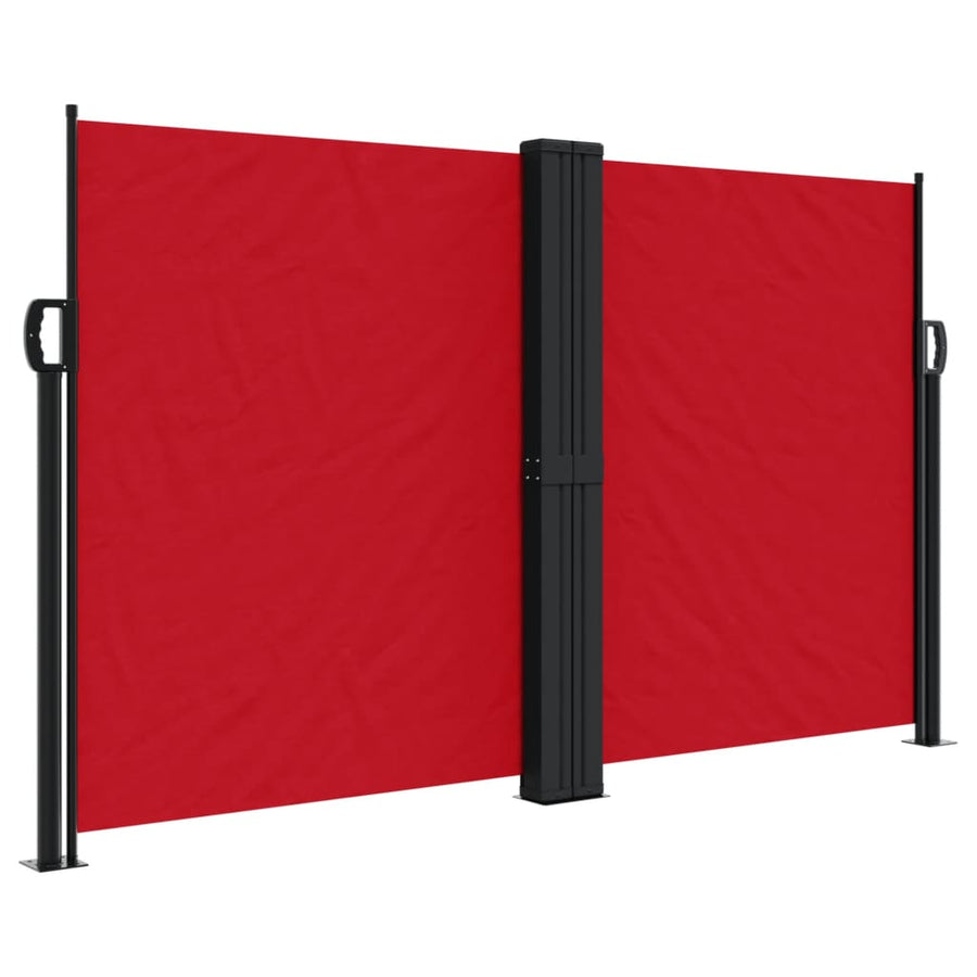 Windscherm Uittrekbaar 140X1000 Cm Rood