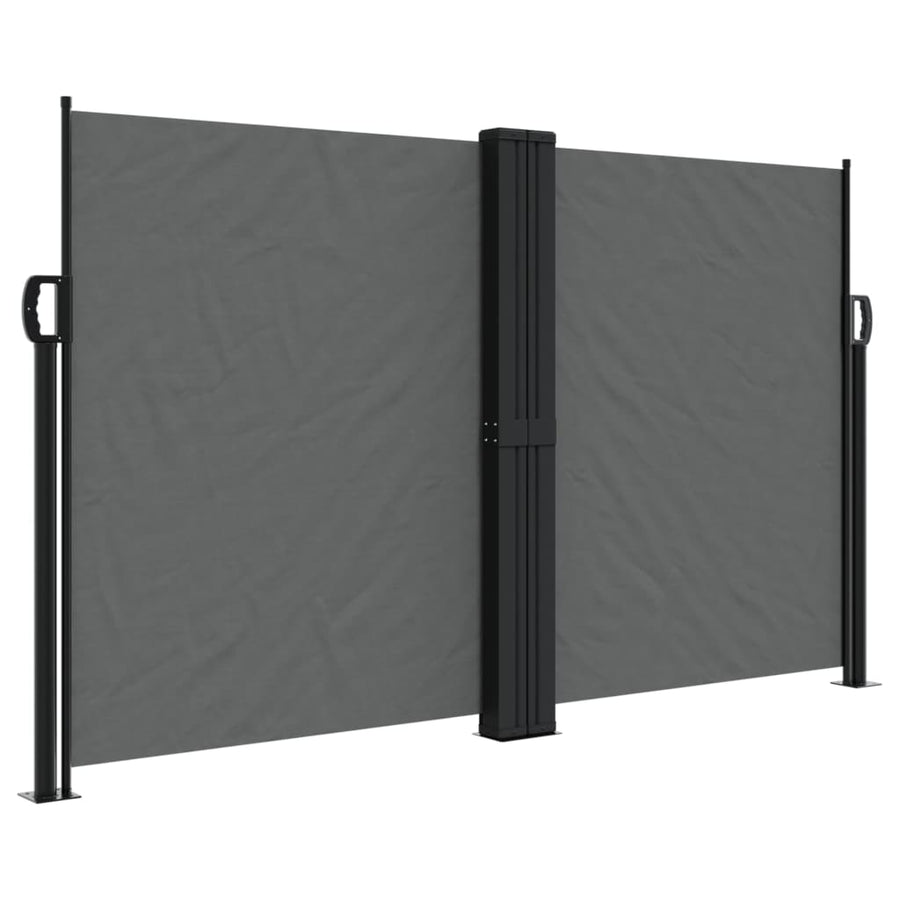 Windscherm Uittrekbaar 140X1000 Cm Antraciet