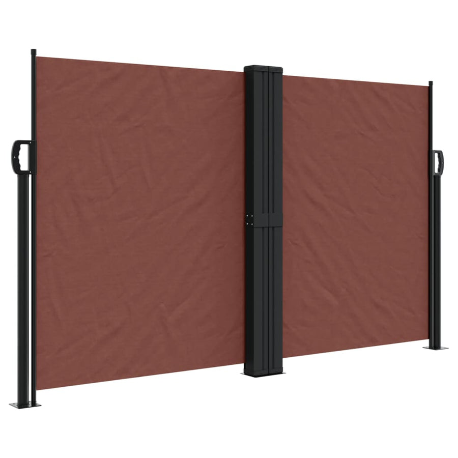 Windscherm Uittrekbaar 140X1000 Cm Bruin