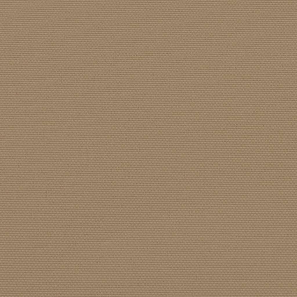 Windscherm uittrekbaar 140x1000 cm taupe