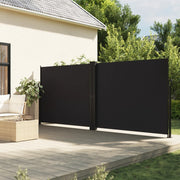 Retractable side awning 160x1000 cm black
