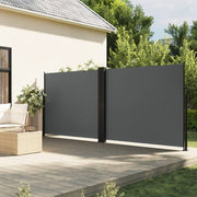 Retractable Windbreak 160x1000 cm Anthracite