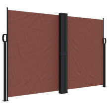 Windscherm uittrekbaar 160x1000 cm bruin