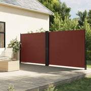 Extendable Windscreen 160x1000 cm Brown