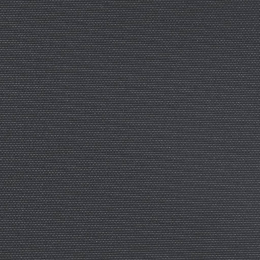 Windscherm uittrekbaar 180x1000 cm zwart