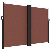 Windscherm uittrekbaar 180x1000 cm bruin
