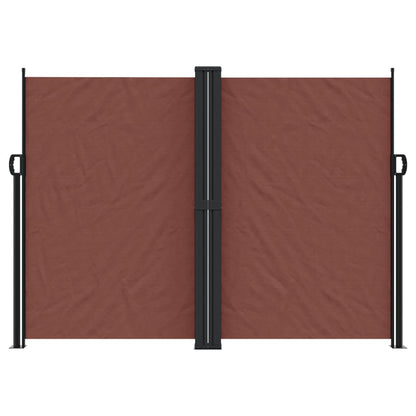 Windscherm uittrekbaar 180x1000 cm bruin