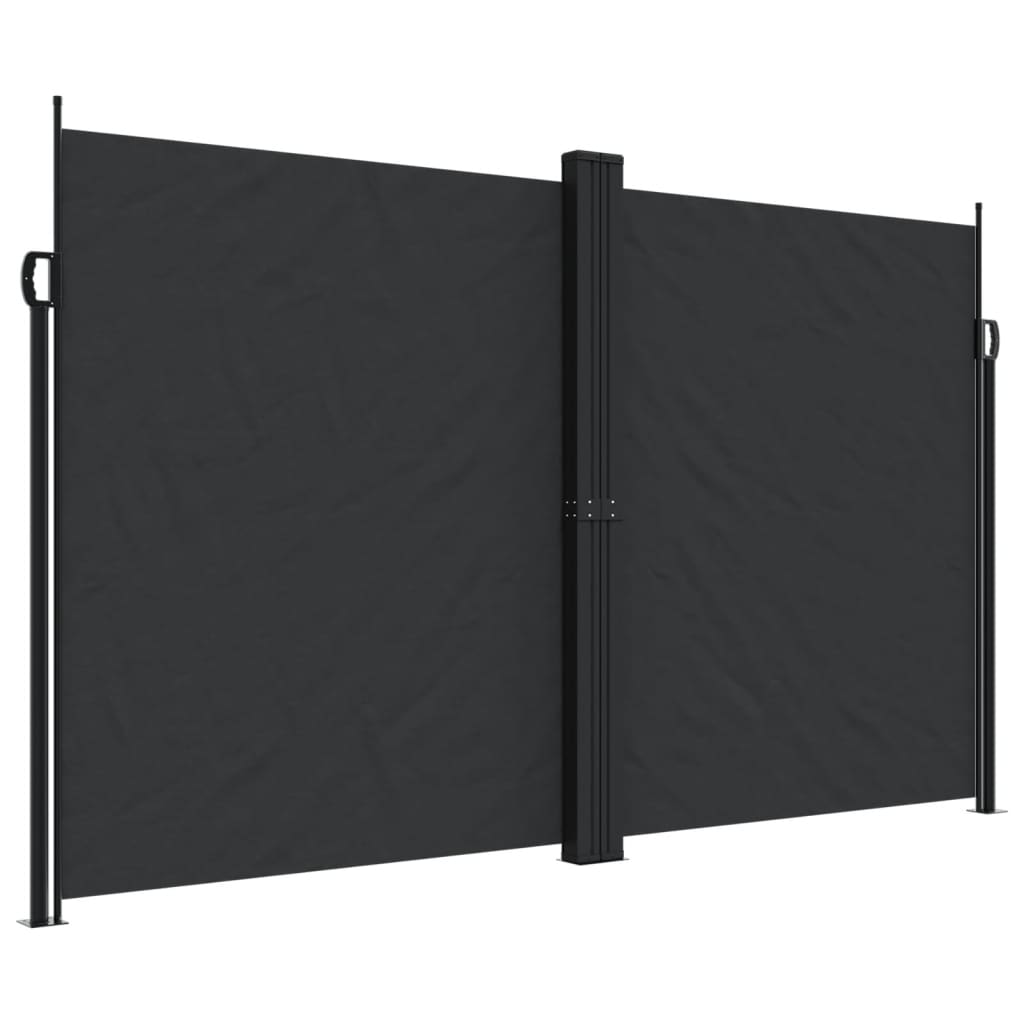 Windscherm Uittrekbaar Zwart 200 x 1000 cm