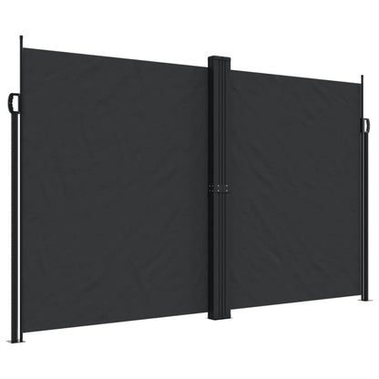 Windscherm Uittrekbaar Zwart 200 x 1000 cm