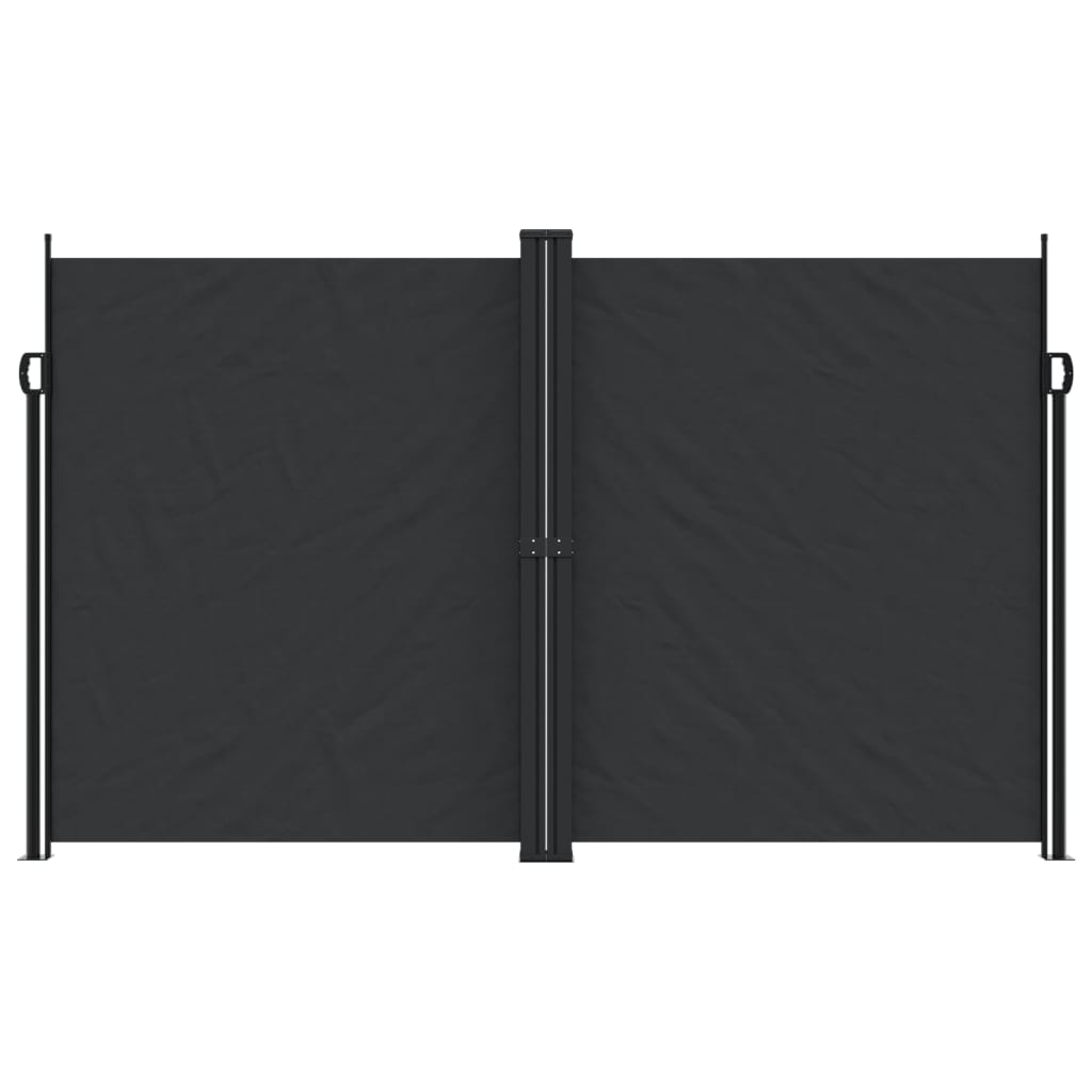 Windscherm Uittrekbaar Zwart 200 x 1000 cm