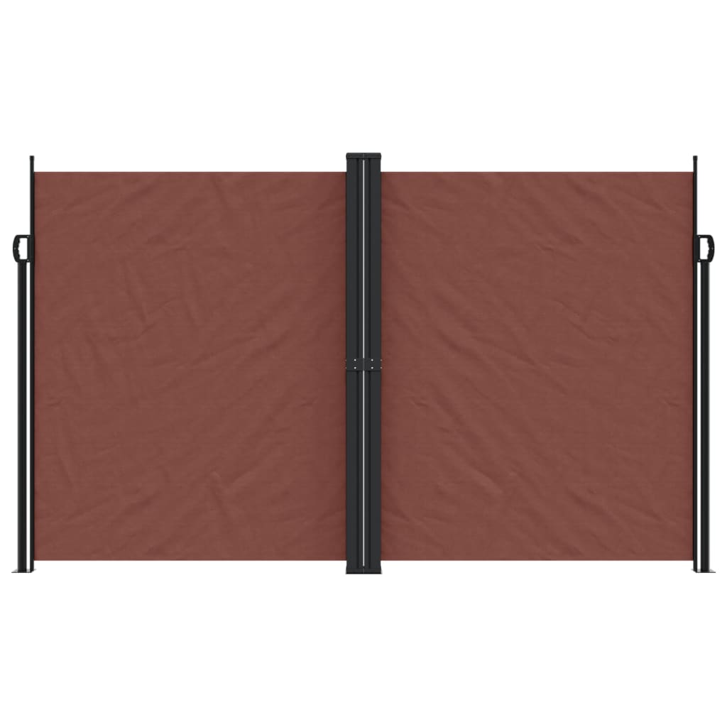 Windscherm uittrekbaar 200x1000 cm bruin