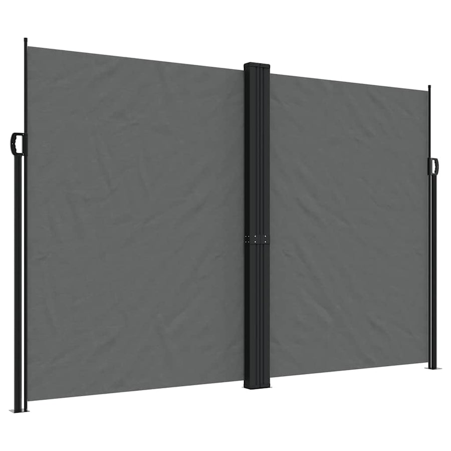 Windscherm Uittrekbaar Kleurig Antraciet 220 x 1000 cm