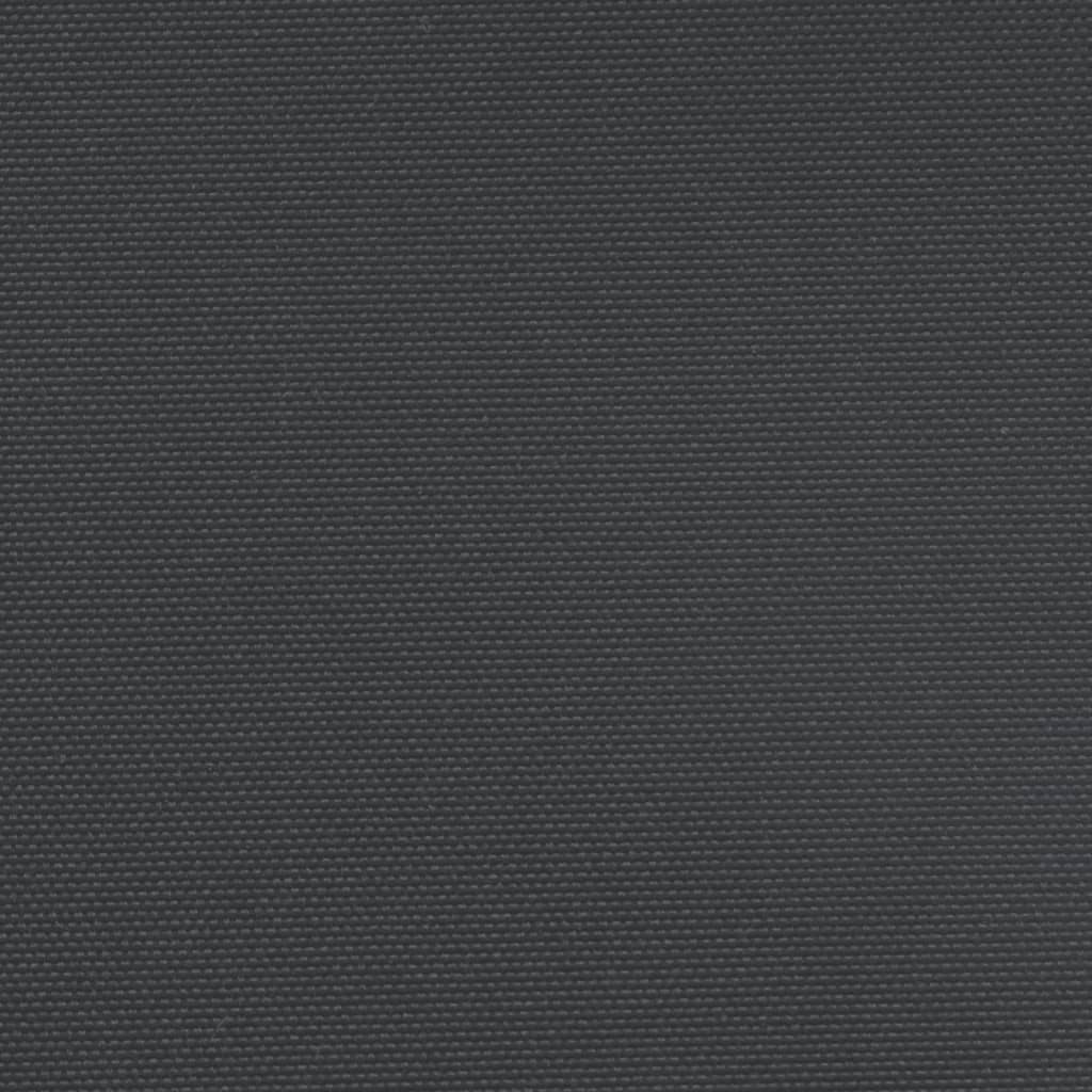 Windscherm uittrekbaar 120x1200 cm zwart