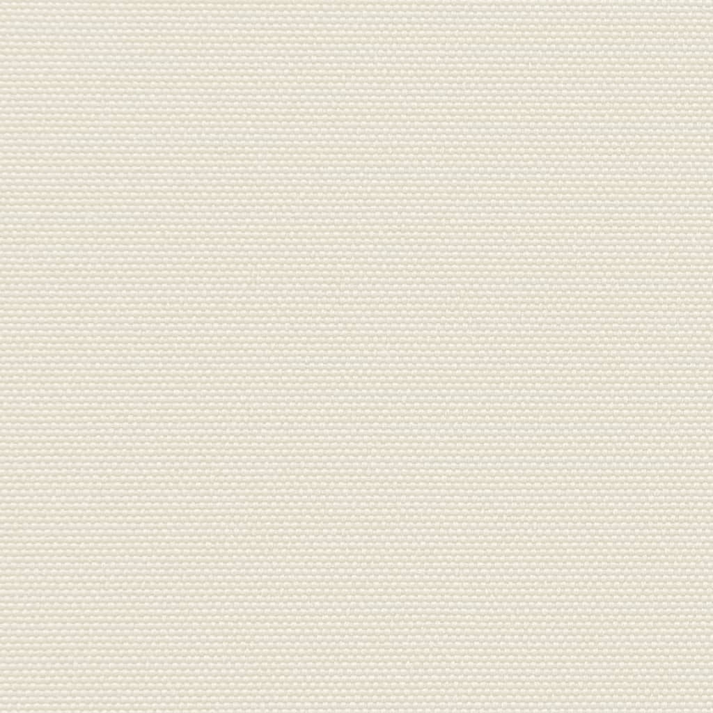Windscherm uittrekbaar 140x1200 cm crèmekleurig