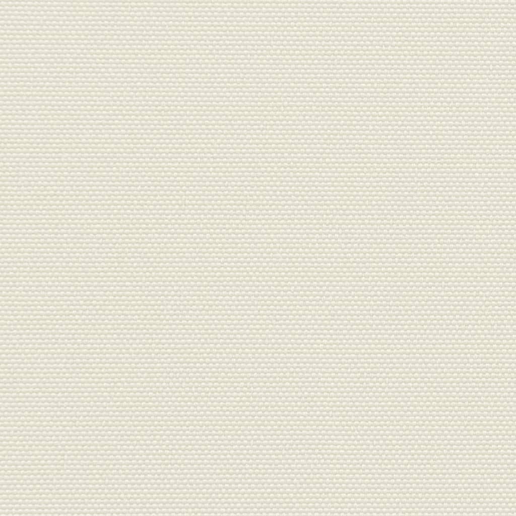 Windscherm uittrekbaar 160x1200 cm crèmekleurig