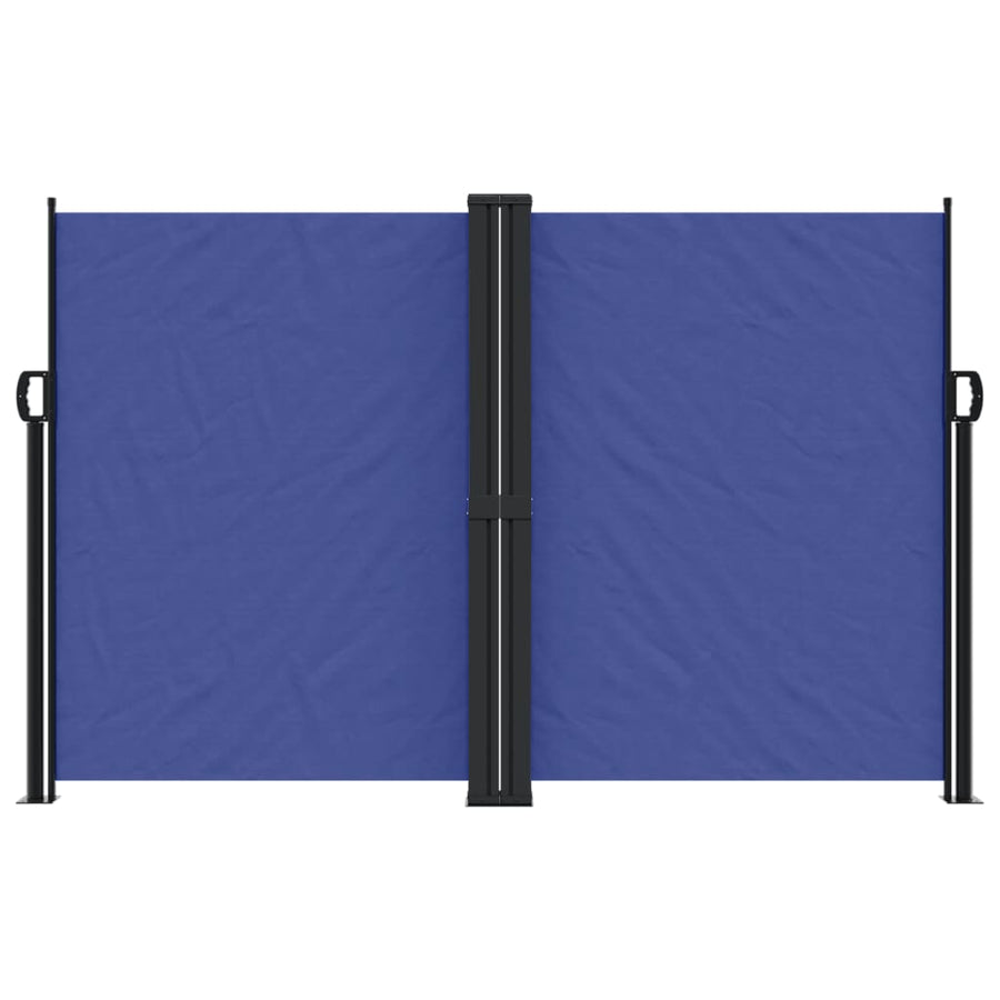 Windscherm uittrekbaar 160x1200 cm zwart
