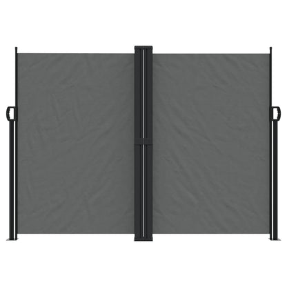 Windscherm Uittrekbaar 180X600 Cm Antracietkleurig
