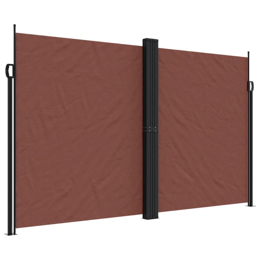 Windscherm Uittrekbaar 200X600 Cm Bruin