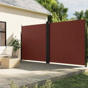 Uittrekbaar tuinscherm 200x600 cm bruin